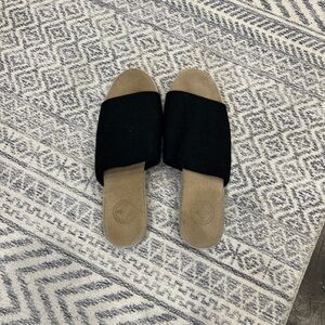 Women's Black Slide Sandals Charleston Shoe Co